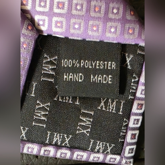 NWT XMI Boy's Handmade Polyester Necktie - Picture 3 of 4